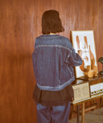 9ozデニム/ヒッコリーストライプ ジャケット