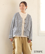 9ozデニム/ヒッコリーストライプ ジャケット