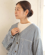 9ozデニム/ヒッコリーストライプ ジャケット