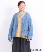 9ozデニム/ヒッコリーストライプ ジャケット