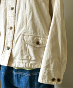 9ozデニム/ヒッコリーストライプ ジャケット