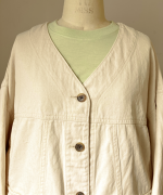 9ozデニム/ヒッコリーストライプ ジャケット