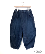 9ozデニム/ヒッコリーストライプ ティンカーパンツ