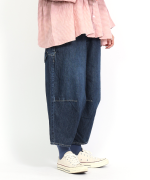 9ozデニム/ヒッコリーストライプ ティンカーパンツ