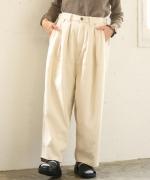 9ozデニム/ヒッコリーストライプ フル丈パンツ