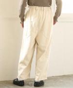 9ozデニム/ヒッコリーストライプ フル丈パンツ