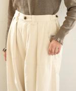 9ozデニム/ヒッコリーストライプ フル丈パンツ