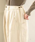 9ozデニム/ヒッコリーストライプ フル丈パンツ