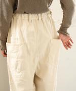 9ozデニム/ヒッコリーストライプ フル丈パンツ