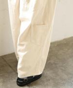 9ozデニム/ヒッコリーストライプ フル丈パンツ