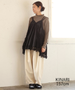 9ozデニム/ヒッコリーストライプ フル丈パンツ