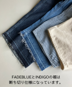 9ozデニム/ヒッコリーストライプ フル丈パンツ