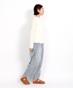 9ozデニム/ヒッコリーストライプ フル丈パンツ