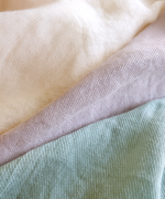 ラミーテンセルツイル　サイドリボンブラウス