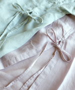 ラミーテンセルツイル　サイドリボンブラウス