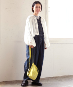 カディコットン　ボレロブラウス