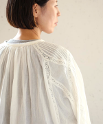 カディコットン　ボレロブラウス