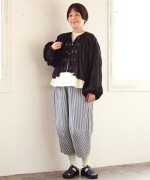カディコットン　ボレロブラウス