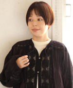 カディコットン　ボレロブラウス