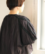 カディコットン　ボレロブラウス