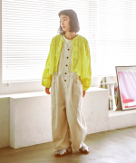 カディコットン　ボレロブラウス