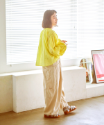 カディコットン　ボレロブラウス