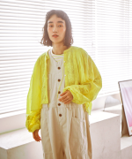 カディコットン　ボレロブラウス
