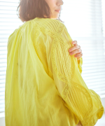 カディコットン　ボレロブラウス