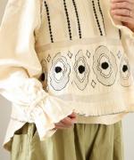 キャンブリック×コットンメッシュ　2wayベスト