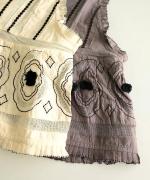 キャンブリック×コットンメッシュ　2wayベスト