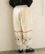 キャンブリック×コットンメッシュ　パンツ