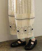 キャンブリック×コットンメッシュ　パンツ