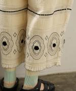 キャンブリック×コットンメッシュ　パンツ