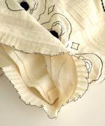 キャンブリック×コットンメッシュ　パンツ