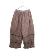 キャンブリック×コットンメッシュ　パンツ