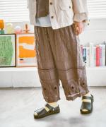 キャンブリック×コットンメッシュ　パンツ