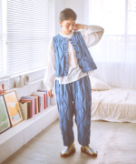 ストレッチパフジャガード　2wayベスト