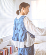 ストレッチパフジャガード　2wayベスト