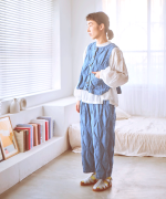 ストレッチパフジャガード　パンツ