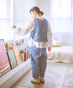 ストレッチパフジャガード　パンツ