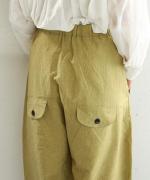 コットンリネンタイプライターファナージュ　ティンカーパンツ
