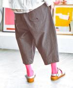 コットンリネンタイプライターファナージュ　ティンカーパンツ