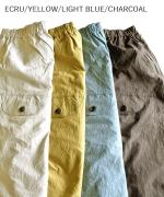 コットンリネンタイプライターファナージュ　ティンカーパンツ