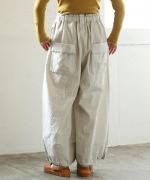 コットンリネンタイプライターファナージュ　パンツ