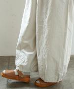コットンリネンタイプライターファナージュ　パンツ