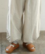 コットンリネンタイプライターファナージュ　パンツ