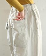 コットンリネンタイプライターファナージュ　パンツ