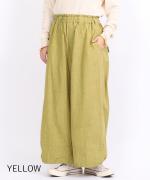 コットンリネンタイプライターファナージュ　パンツ