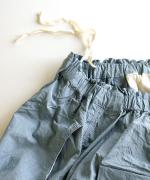 コットンリネンタイプライターファナージュ　パンツ