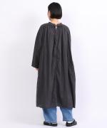 太番手ステッチコットンリネンボイル　2wayワンピース